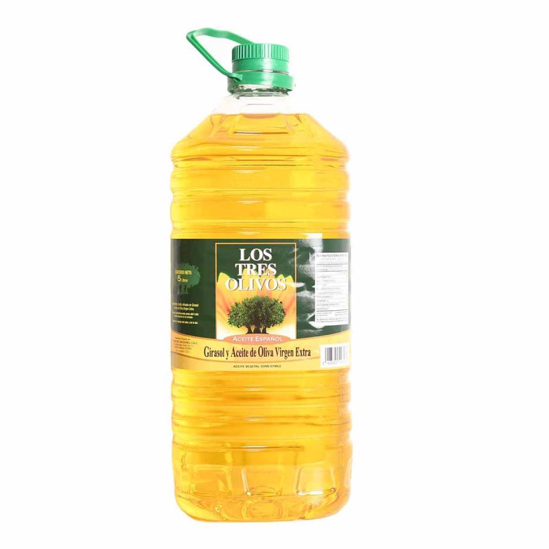 Los Tres Olivos Aceite de Girasol + Oliva 5L